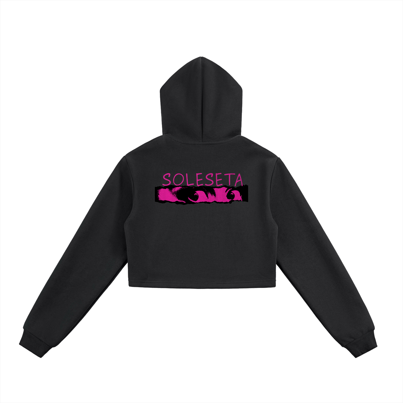 Cropped Zip-Up Hoodie