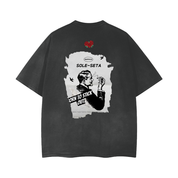 Vintage Wash Frayed T-Shirt