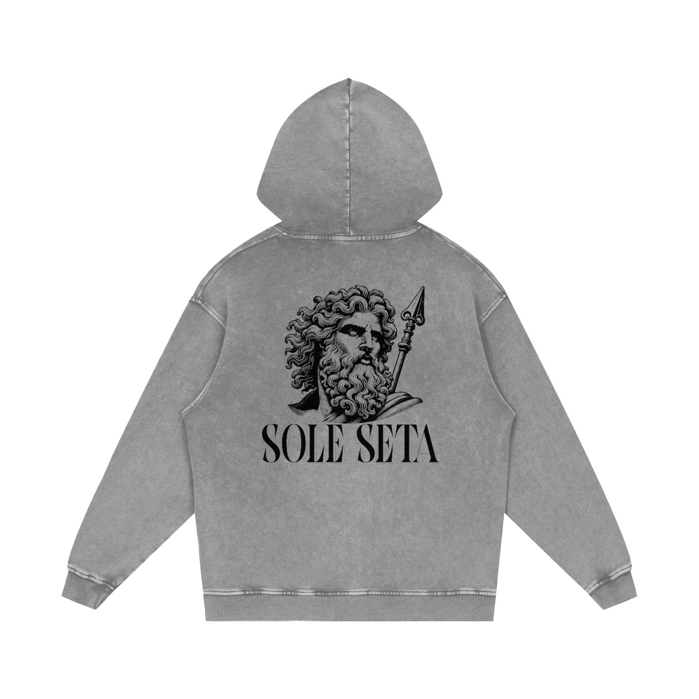 Acid Wash Oversize Hoodie